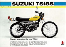 SUZUKI Brochure TS185 A 1976