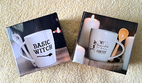 Mugs basic witch - spoon, set