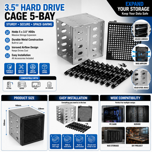 Bay hard drive cage - hard,
