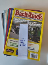 Back Track - Historical Railway Journal - Complete year 1995 Great Condition