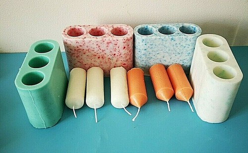 Uco candle silicone mould - silicone,