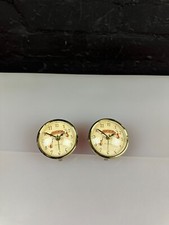 2 x Wedgwood Rambling Ted Alarm Clock Insert Face New Old Stock Made In Germany
