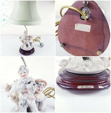 Capodimonte White Figure lamp