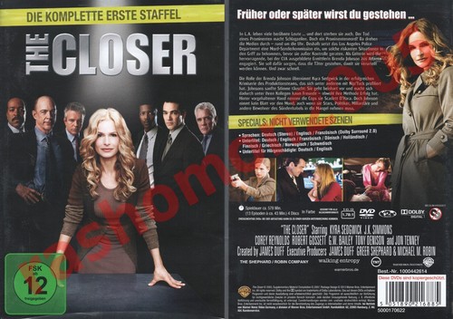 Dvd the closer series - dvd,