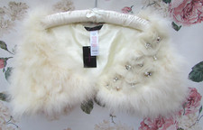 BNWT Cream FEATHER Fur