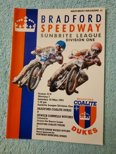 Bradford speedway prog - speedway, prog.