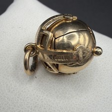 9ct Gold Masonic Ball Pendant 