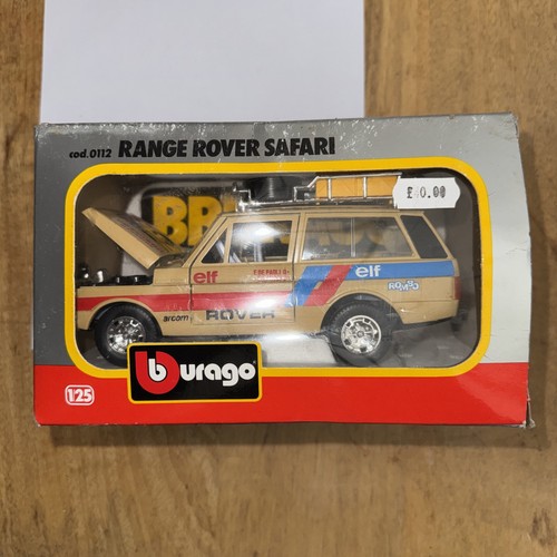 Range rover safari bburago - rover,