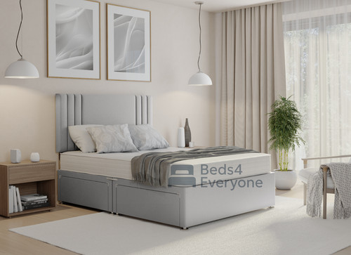 Plush velvet divan - divan, bed
