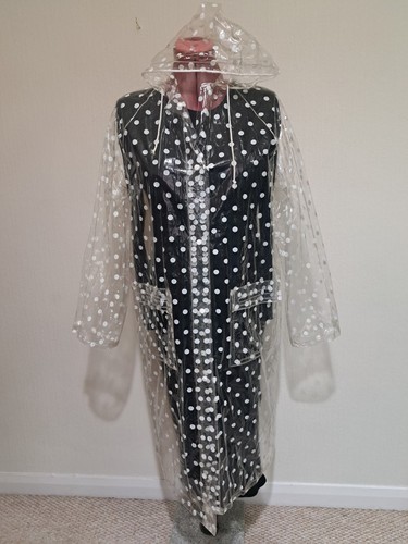 Vintage transparent pvc - transparent,