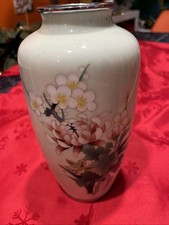 Cloisonne Green Floral