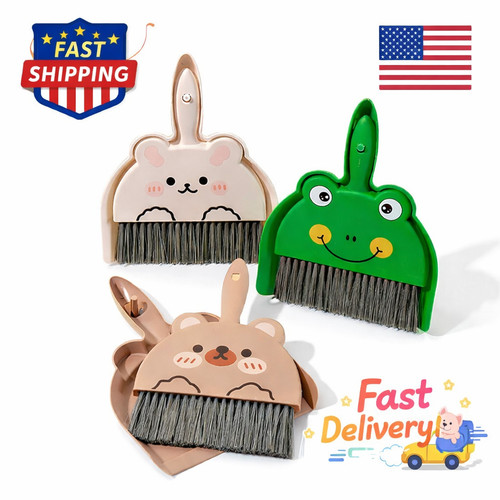 Mini desktop dustpan brush set - mini,