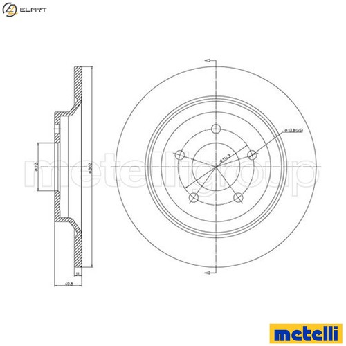 Brake disc 1081c for - brake,