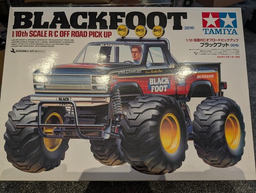 Tamiya blackfoot newly built - tamiya,