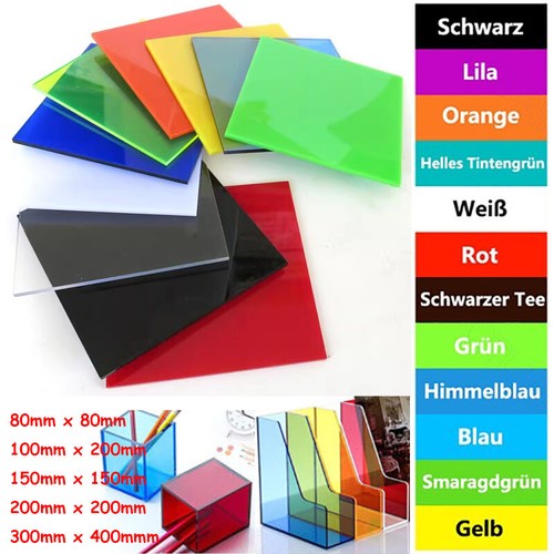 Colored acrylic glass - colored,
