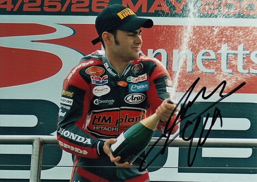 Leon haslam hand signed - haslam,