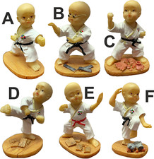 Karate Figurines. Miniature Box Set - 6 Figurines at a great low price!