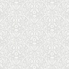 White Heart Damask  PVC Vinyl