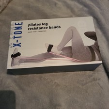 X-TONE pilates Leg Resistance Bands Shape / Tone home workout