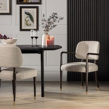 Granada armchair brown linen - armchair,