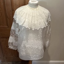 Zara Women's Cream Lace