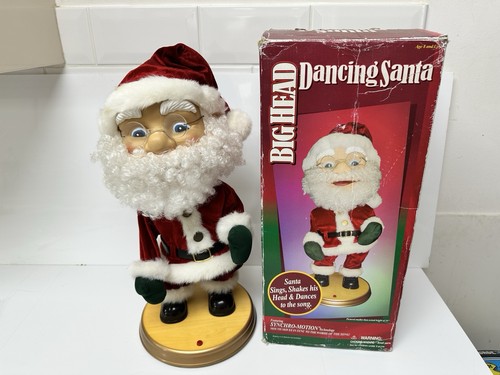 Gemmy big head dancing - head, santa