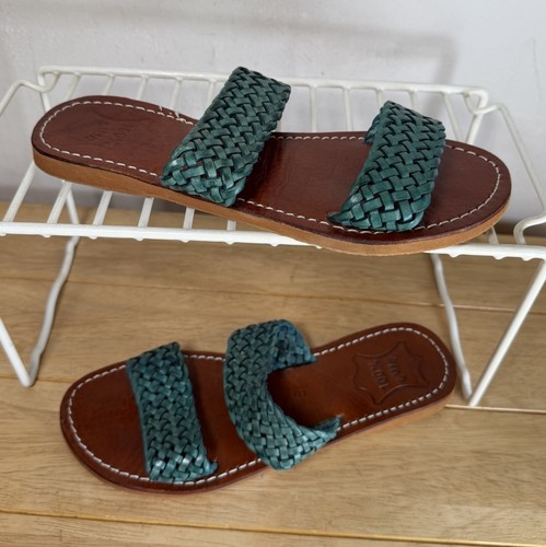 Moroccan 100 leather sandals - leather,