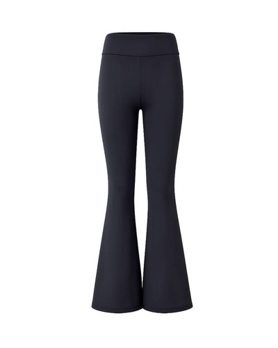 Girls ribbed flared leggings - ribbed,
