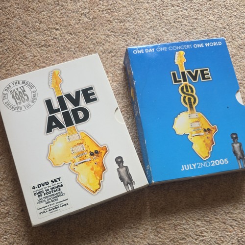 Live aid and dvd - aid, 4