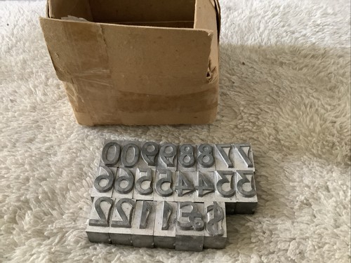 Vintage metal letterpress - 22,