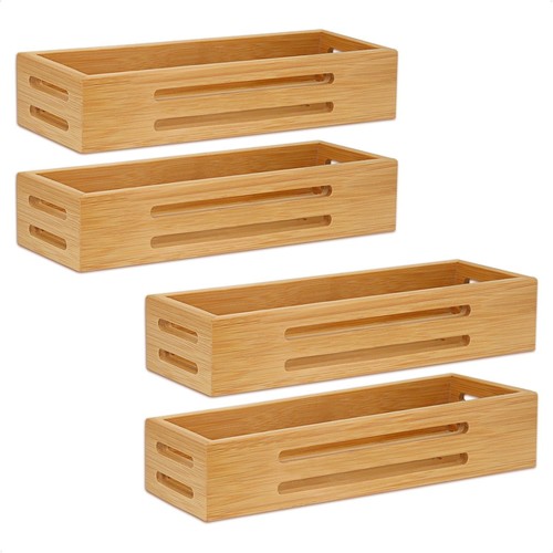 Bamboo spice rack wall - bamboo,