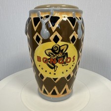 Bongos Cuban Cafe Disney Ceramic Tiki Style Cocktail Coffee Cup Mug Drum Lid
