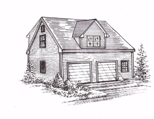 Car garage w dbl - x, 2