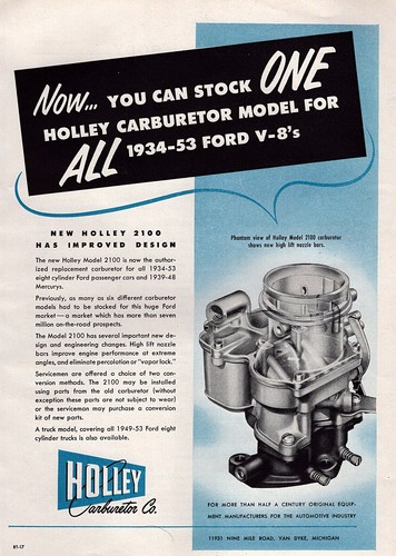 1954 holley carburetor model - 1954,