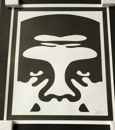 Shepard fairey obey giant - fairey, face