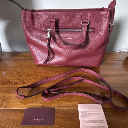 Radley burgundy pebbled - burgundy,