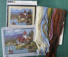 Pako - Long Stitch Kit - Riverside Scene - 190.426 - Started - Complete
