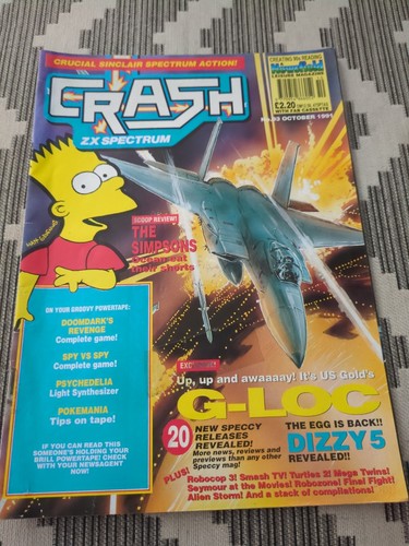 Crash magazine issue - crash, oct