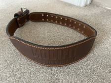 MODFIT Weight Lifting Belt Brown Leather