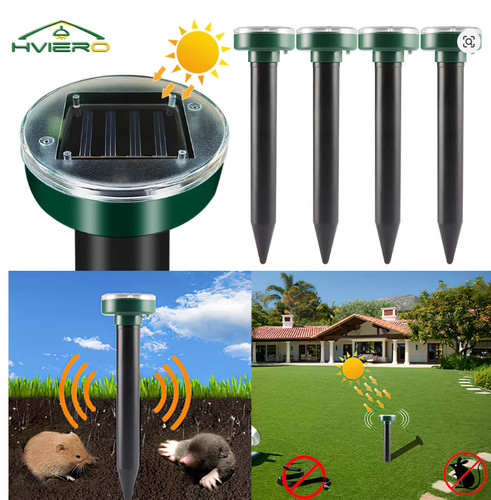 Solar powered ultrasonic - powered, sonic