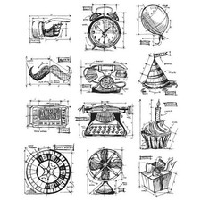 Tim Holtz Cling Rubber Stamps