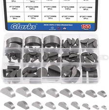 155Pcs 17 Sizes Woodruff Keys