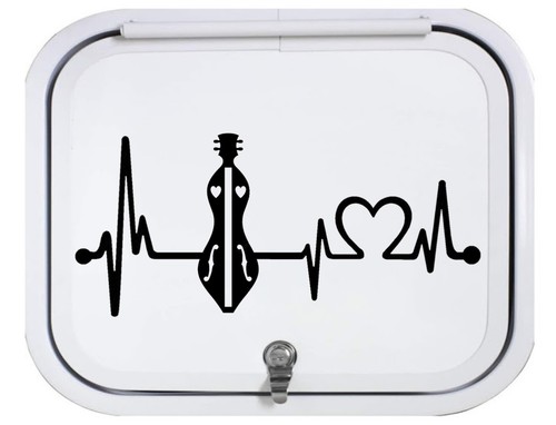 Dulcimer heartbeat black - heartbeat,