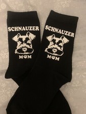 Schnauzer Mom Mum Ladies Women’s  Pet Dog Breed Socks Christmas Birthday Gift