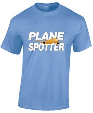 PLANE SPOTTER MENS T SHIRT AEROPLANE FLYING PILOT DESIGN GIFT IDEA CLOTHING TOP
