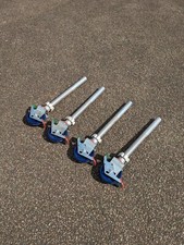 Mobile Scaffold Tower Castor Wheels with Adjustable Legs - Fit most alloy towers