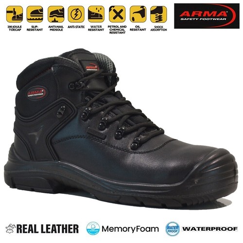 Mens leather waterproof safety - mens,
