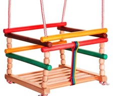 Wooden Baby Swing Indoor