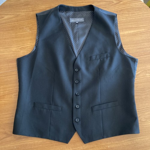 Black waist coat - xl, &