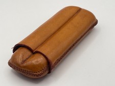 Cigar case vintage leather